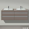 Image de Duravit Ketho Meuble sous-vasque, 4 tiroirs, KT6757B4343,