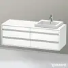 Image de Duravit Ketho Meuble sous-vasque, 4 tiroirs, KT6757R1818,