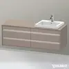 Image de Duravit Ketho Meuble sous-vasque, 4 tiroirs, KT6757R4343,