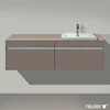 Image de Duravit Ketho Meuble sous-vasque, 2 tiroirs, KT6797R4343,