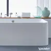 Image de Duravit Happy D.2 Baignoire d’angle, avec tablier, 700316000000000,