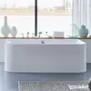 Image de Duravit Happy D.2 Baignoire semi-îlot, avec tablier, 700318000000000,