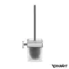 Image de Duravit Karree Porte-brosse WC avec brosse, 0099571000,