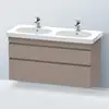 Image de Duravit DuraStyle Meuble sous-vasque, 2 tiroirs, DS648604343,