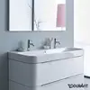 Image de Duravit Happy D.2 Vasque double, 2318120024,