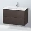 Image de Duravit L-Cube Meuble sous-vasque, 2 tiroirs, LC624107272,