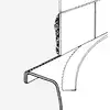 Image de Geberit Profilé pour bordure de baignoire, longueur 3,30 m, 653009000,