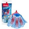 Image de Vileda - Recharge SuperMocio Triple Action 3D pour Balai Microfibre - Nettoyage en Profondeur avec Franges Tri-Matières - Microfibres, Bandes Grattantes, Zone 3D - pour Balai Serpillière Easy Click
