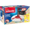 Image de Vileda - Turbo 3 en 1 - Balai Serpillière et Seau Essoreur à Pédale pour un Nettoyage Hygiénique - Mélanges de Microfibres Innovants - Laveur de Sol qui Retire 99% des Bactéries Juste avec de l'Eau