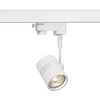 Image de SLV BIMA 1, spot, blanc mat, GU10, max. 50W, adaptateur 3 allumages inclus