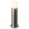 Image de SLV Lampadaire ROX ACRYL 60 pôles/éclairage extérieur pour chemins, murs, entrées, lampe de jardin LED / E27 IP44 20 W en acier inoxydable