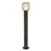 Image de SLV 1004681 Lampadaire Ovale LED éclairage extérieur pour chemins, Murs, entrées, Lampe de Jardin / IP65 9 W 600 LM, Aluminium, OVALISK 100 FL Anthracite