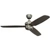 Image de Ventilateur de plafond CasaFan Night Flight BN 3 pales (Ø x H) 132 cm x 240 mm wengé