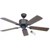 Image de Ventilateur de plafond CasaFan Eco Elements 5 pales (Ø x H) 132 cm x 285 mm noisetier, hêtre
