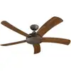 Image de Ventilateur de plafond CasaFan Falcetto BA 5 pales (Ø x H) 132 cm x 340 mm noisetier