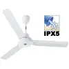 Image de Ventilateur de plafond Vortice Tropical 3 pales (Ø x H) 142 cm x 325 mm gris clair