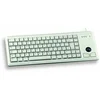 Image de CHERRY G84-4400, Clavier Compact avec Trackball, Disposition FR (AZERTY), Filaire (Connexion PS/2), 2 Touches Souris, Switchs Mécaniques ML, Gris
