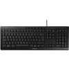 Image de CHERRY Stream Keyboard, Clavier Filaire, Disposition Allemande (QWERTZ), Frappe silencieuse, Sensation de Frappe Unique, Design Plat, Noir