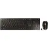 Image de CHERRY JD-9100FR-2 sans fil, radio Kit souris + clavier français, AZERTY noir