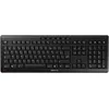 Image de CHERRY Stream Keyboard Wireless, Clavier sans Fil, Disposition française (AZERTY), Connexion Radio 2,4 GHz, Touches silencieuses, Design Plat, Alimenté par Batterie, Noir
