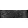 Image de CHERRY KW 9100 SLIM, clavier au design sans fil, Disposition belge (AZERTY), Connexion au choix Bluetooth ou radio 2,4 GHz, Touches plates, Rechargeable, Gris anthracite