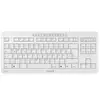 Image de CHERRY JK-8600DE-0 filaire Clavier allemand, QWERTZ blanc