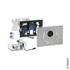 Image de Geberit Sigma10 Plaque de déclenchement Round, 115891SN6, Round