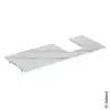 Image de Geberit ONE Plan de toilette, 1 découpe, 505145001,
