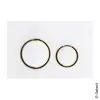 Image de Geberit Sigma50 Plaque de déclenchement Round, 115650SI1, Round