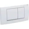 Image de Plaque de fixation Geberit Twinline30, pour rinçage à 2 quantités, 115.899.JQ.1, Couleur: Laqué chrome mat