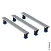 Image de Geberit Universal Jeu de pieds et de traverses pour receveurs de douche en résine de pierre, 554964002,