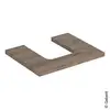 Image de Geberit ONE Plan de toilette, 1 découpe, 505271006,