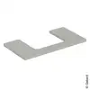 Image de Geberit ONE Plan de toilette, 1 découpe, 505283007,