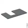 Image de Geberit ONE Plan de toilette, 1 découpe, 505293003,