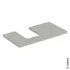 Image de Geberit ONE Plan de toilette, 1 découpe, 505293007,