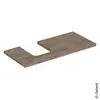 Image de Geberit ONE Plan de toilette, 1 découpe, 505294006,