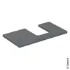 Image de Geberit ONE Plan de toilette, 1 découpe, 505313003,