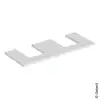 Image de Geberit ONE Plan de toilette, 2 découpes, 505335002,