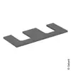 Image de Geberit ONE Plan de toilette, 2 découpes, 505335003,