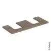 Image de Geberit ONE Plan de toilette, 2 découpes, 505335006,