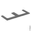 Image de Geberit ONE Plan de toilette, 2 découpes, 505345003,