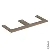 Image de Geberit ONE Plan de toilette, 2 découpes, 505345006,