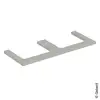 Image de Geberit ONE Plan de toilette, 2 découpes, 505345007,