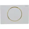 Image de 115,758.KK.5 Bouton Geberit Sigma10 Plastique Blanc/Or/Blanc