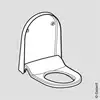 Image de Geberit AquaClean Sela Abattant lavant, 242810111,