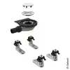 Image de Geberit Setaplano Kit de montage brut avec 4 pieds, hauteur de trop-plein 30 mm, 154020001,