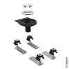 Image de Geberit Setaplano : Kit de montage brut vertical avec 4 pieds, 154030001,