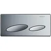 Image de Plaque d'actionnement Geberit Kappa20 Plaque pour double affleurement par le haut/avant pour UP200, 115.228.21.1, Couleur: Chromé brillant