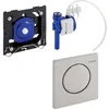 Image de Geberit 116013FW1 Design Mambo Kit de montage final HyTouch pneumatique Acier Inoxydable