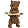 Image de Kare Design Figurine déco Butler Standing Bear, Marron, 34x23x20 Cm, Article Cadeau déco Statue déco Accessoire déco, Statue, Objet de Collection, Déco de Table, Motif Animal sculptural, Salon